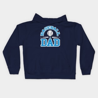 Baseball Dad Kids Hoodie